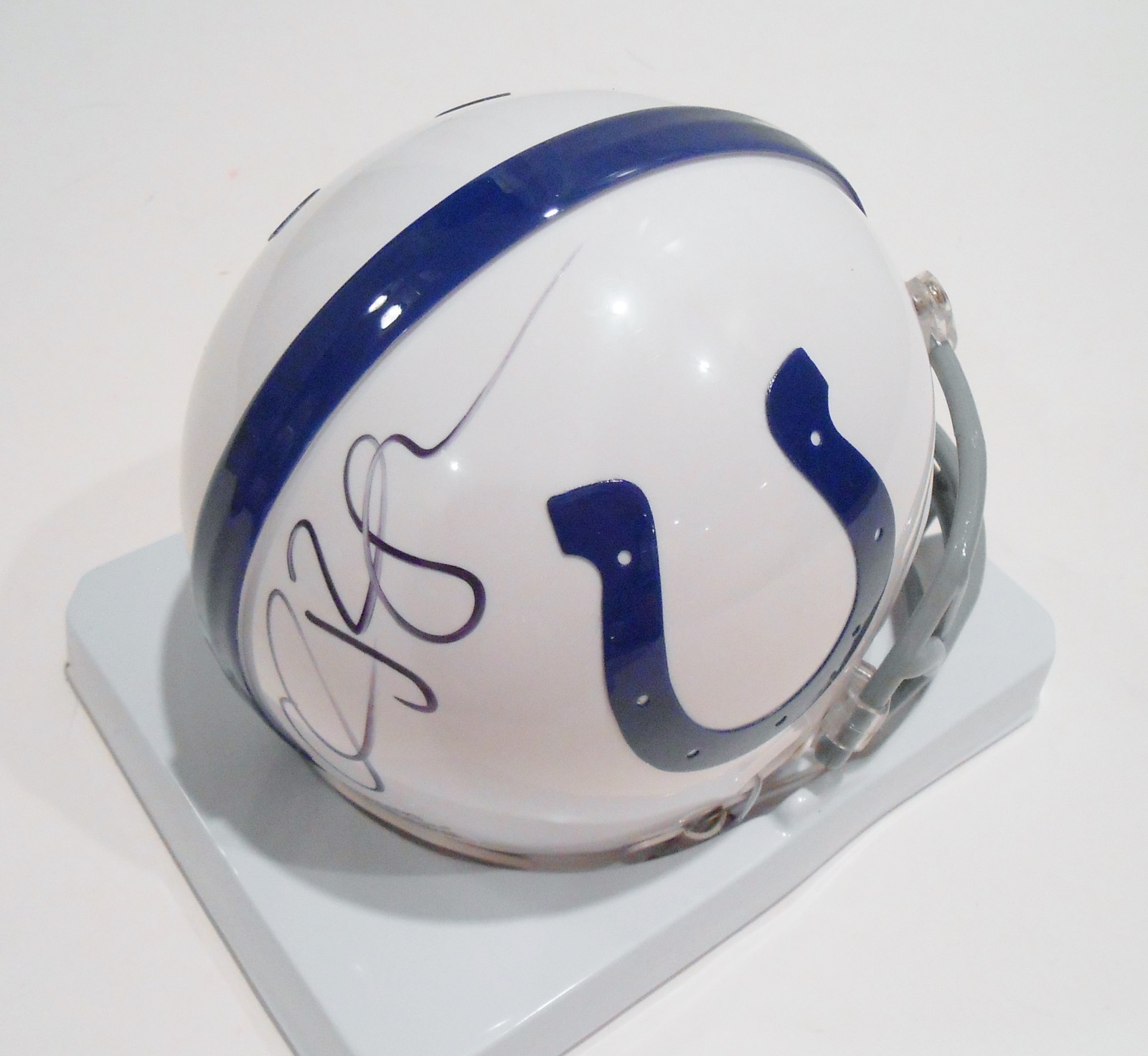 Chuck Pagano Signed Indianapolis Colts Mini Helmet w/COA Chuck Strong Collectible Memorabilia