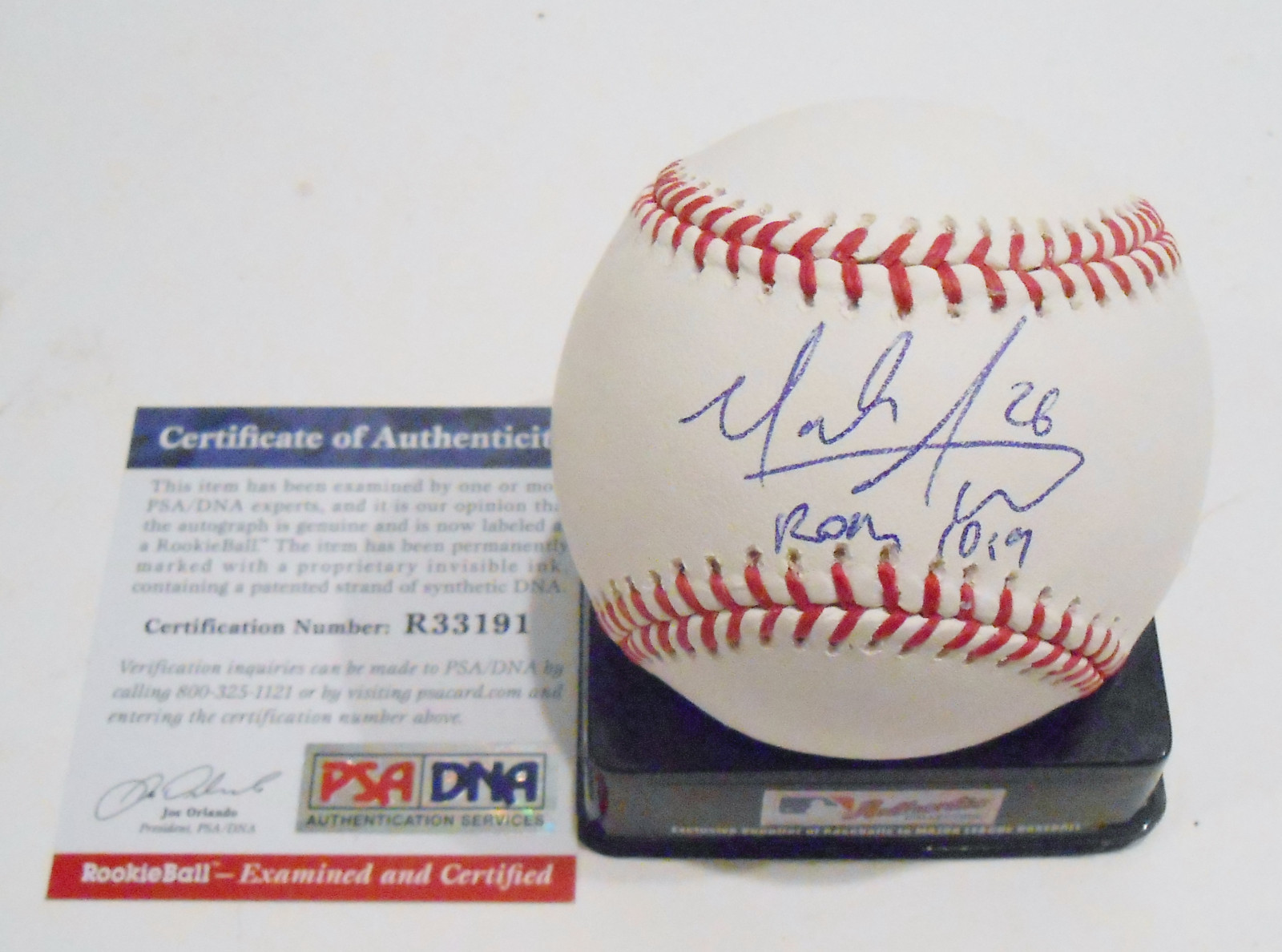 Mark Appel Signed Official Major League Baseball w/PSA DNA #1 Pick Astros B Collectible Memorabilia