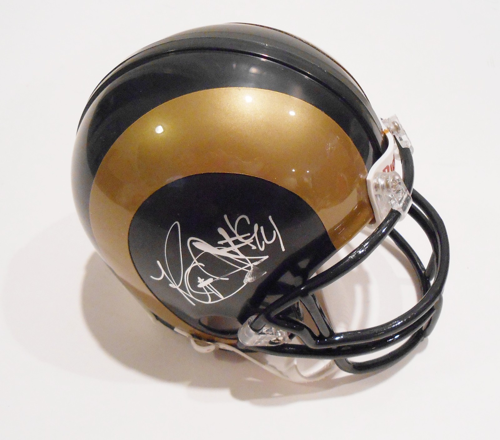 Chris Long Signed Mini Helmet w/COA St. Louis Rams Football Collectible Memorabilia