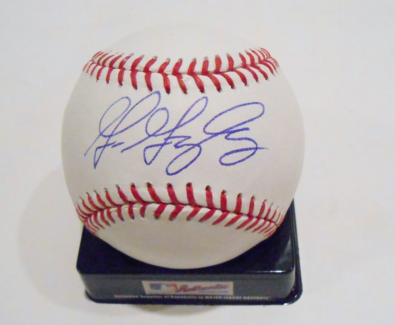 Gio Gonzalez Signed Official Major League Baseball w/COA Nationals A's Collectible Memorabilia