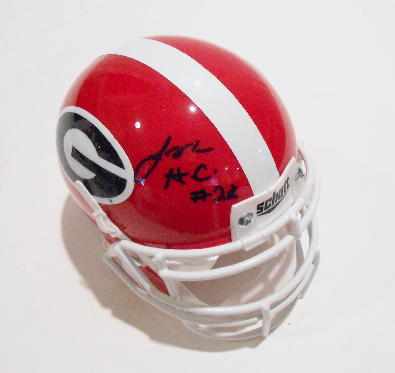 Josh Harvey-Clemons Signed Georgia Bulldogs Mini Helmet w/COA Collectible Memorabilia