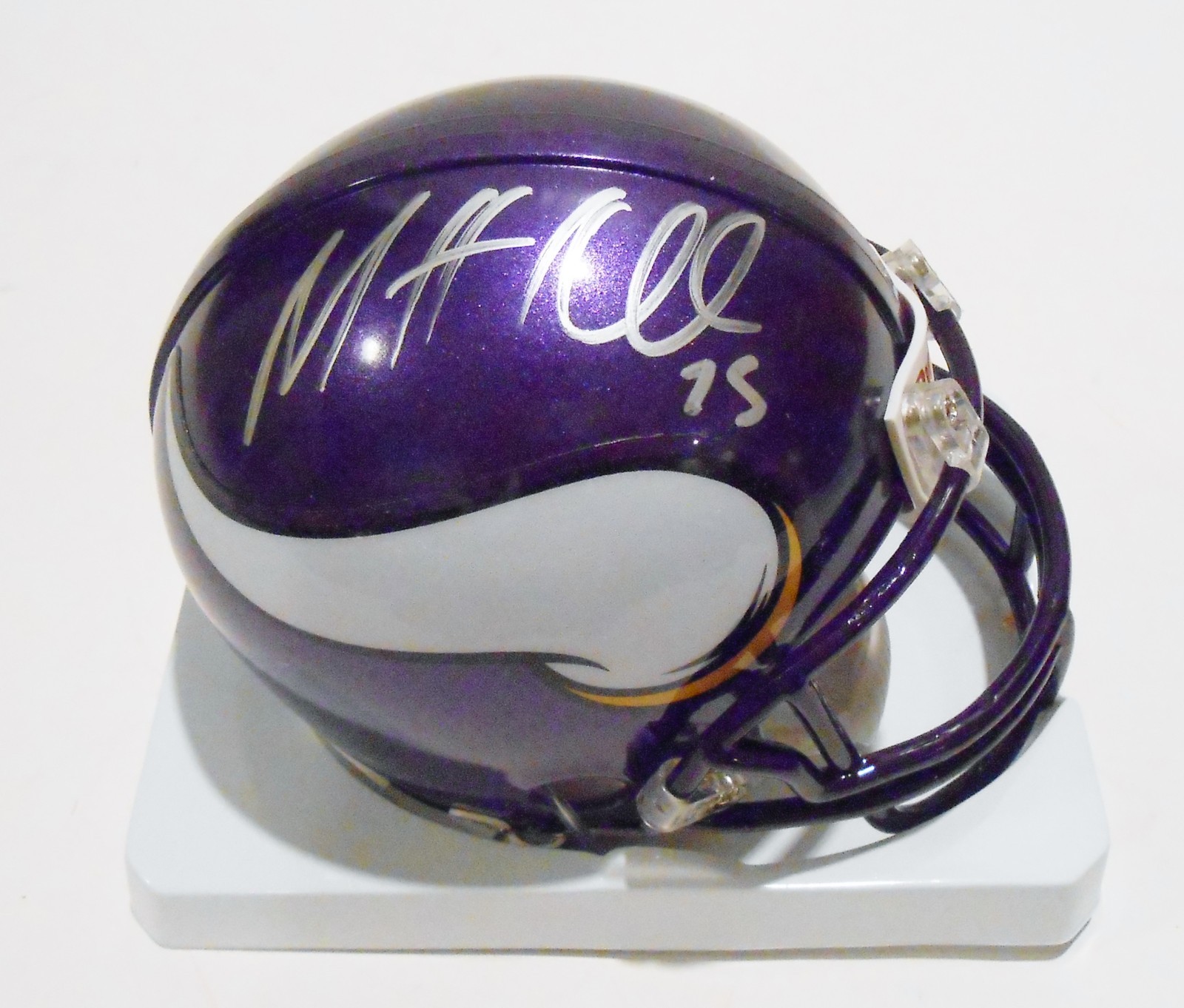 Matt Kalil Signed Minnesota Vikings Mini Helmet w/COA USC Collectible Memorabilia
