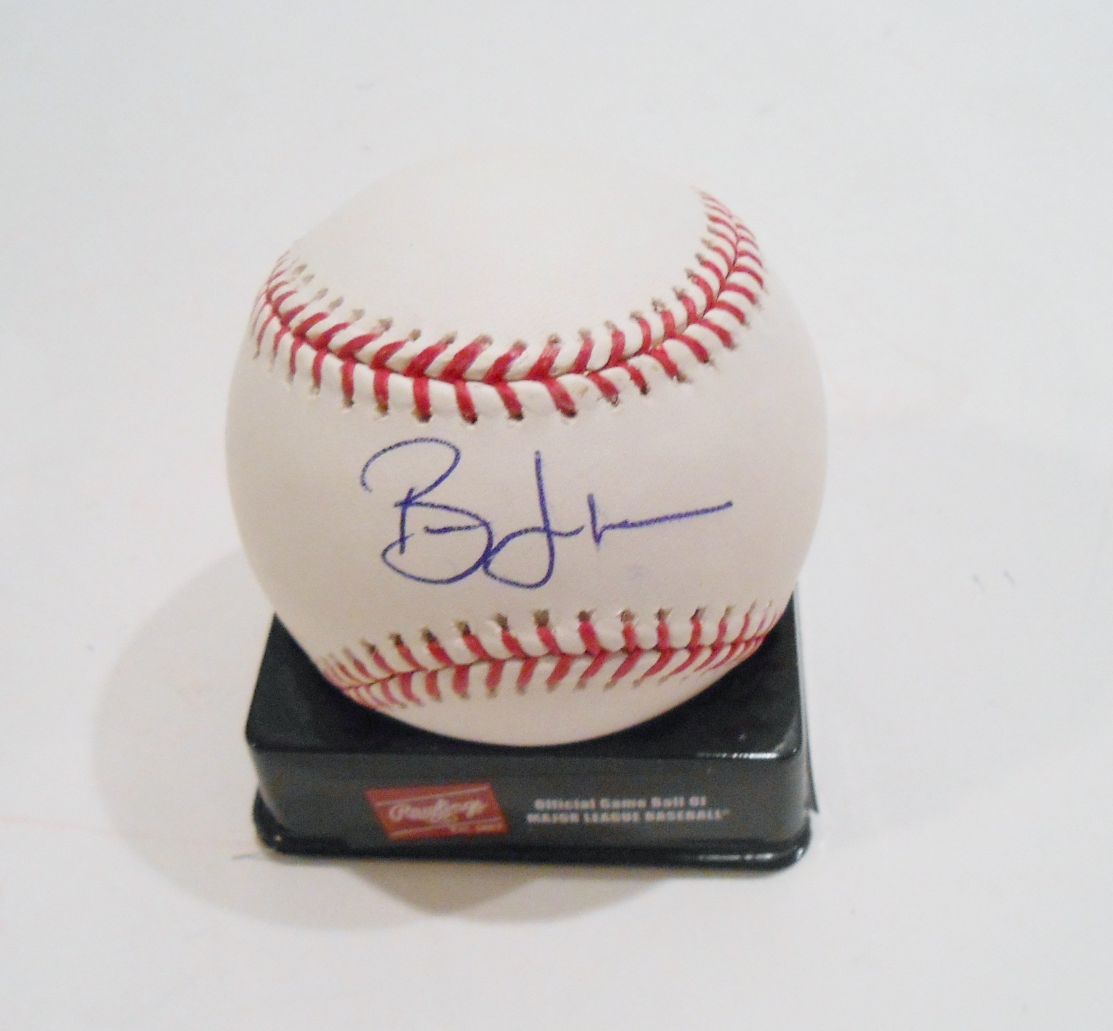 Brett Jackson Signed Official Major League Baseball w/COA Cubs Collectible Memorabilia
