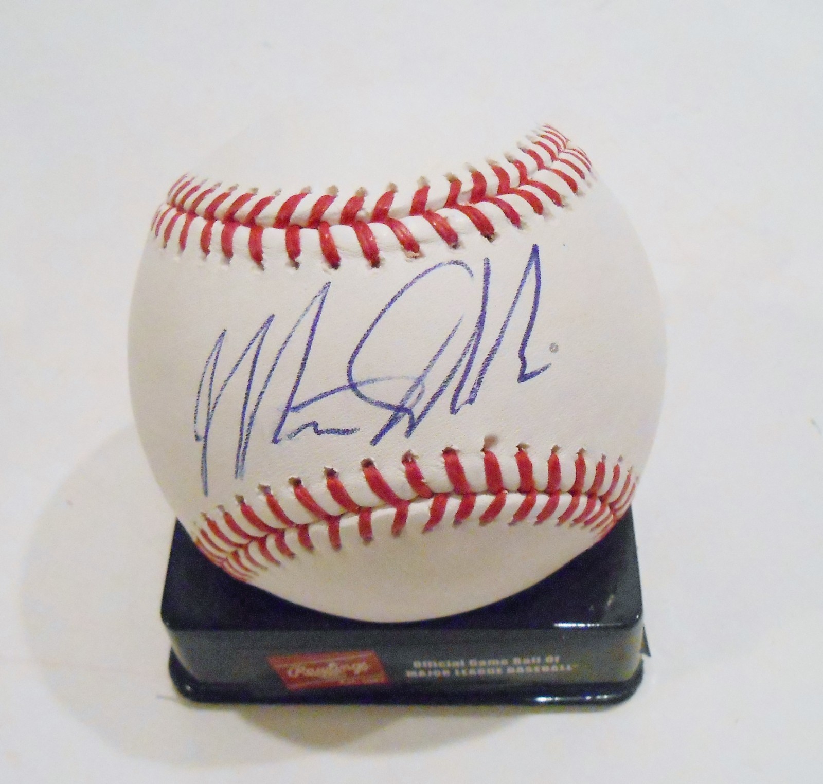 Matt Skole Signed Official Major League Baseball w/COA Nationals Collectible Memorabilia