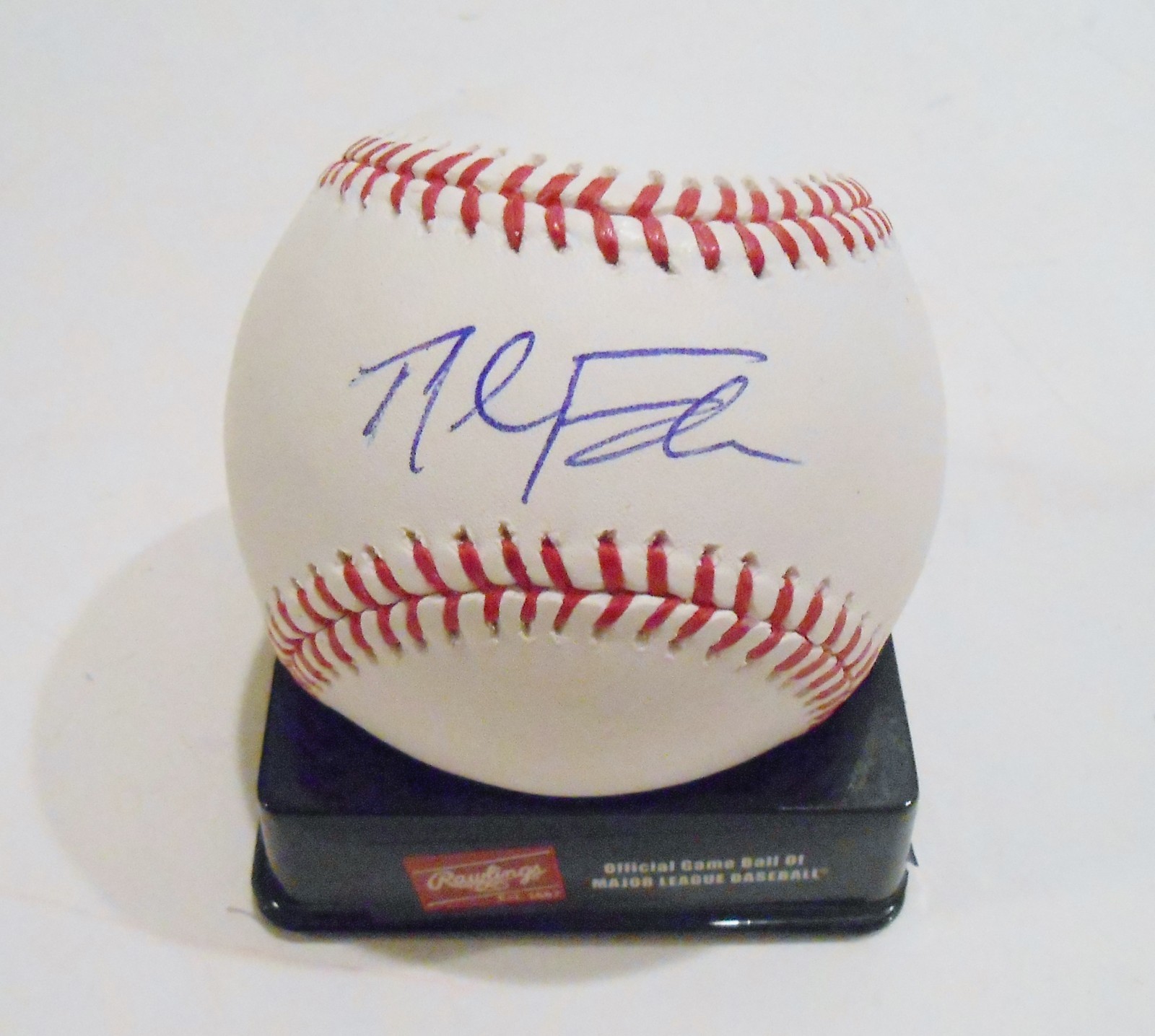 Nolan Fontana Signed Official Major League Baseball w/COA Astros Collectible Memorabilia