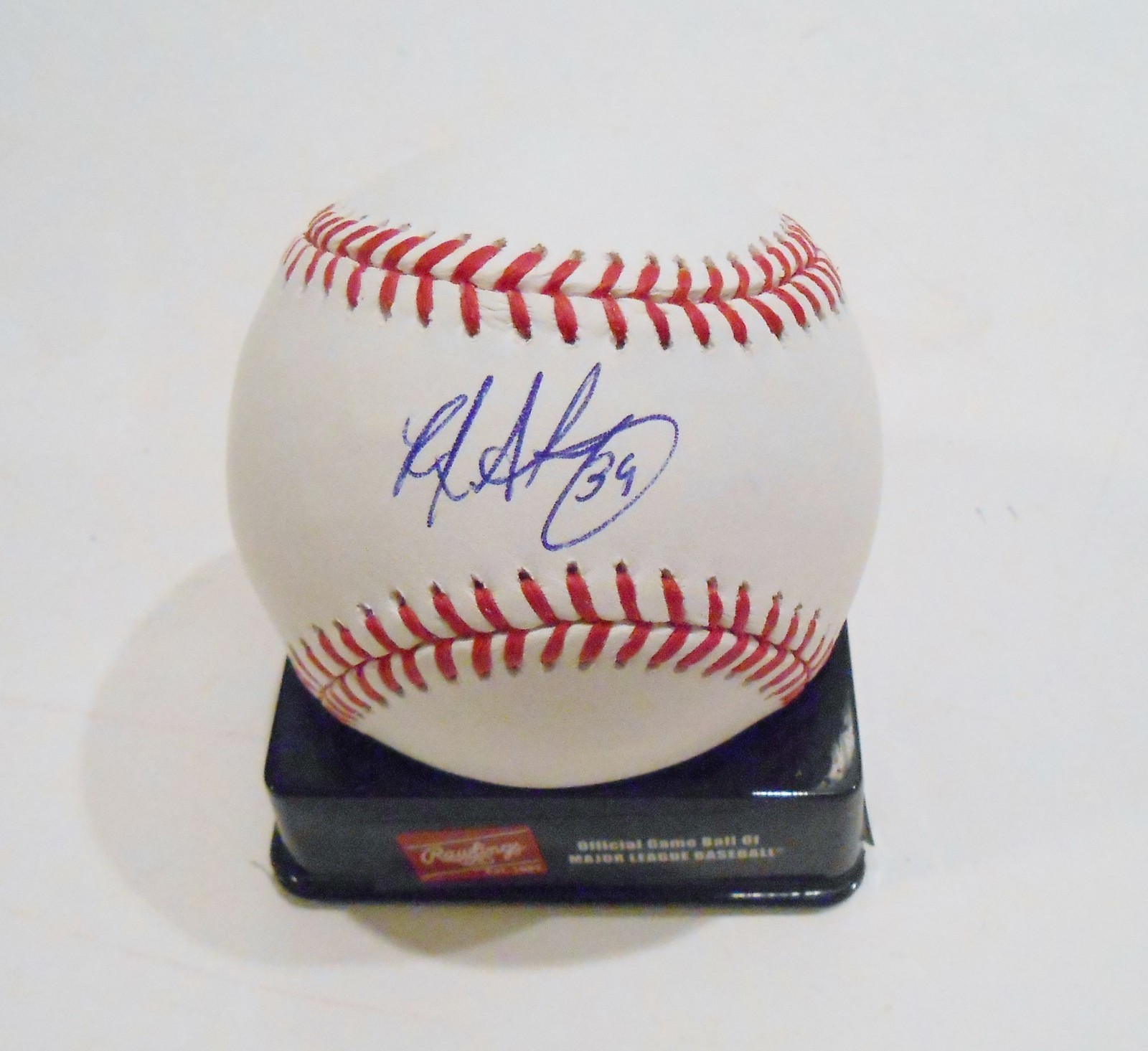 R.J. Alvarez Signed Official Major League Baseball w/COA Angels Collectible Memorabilia