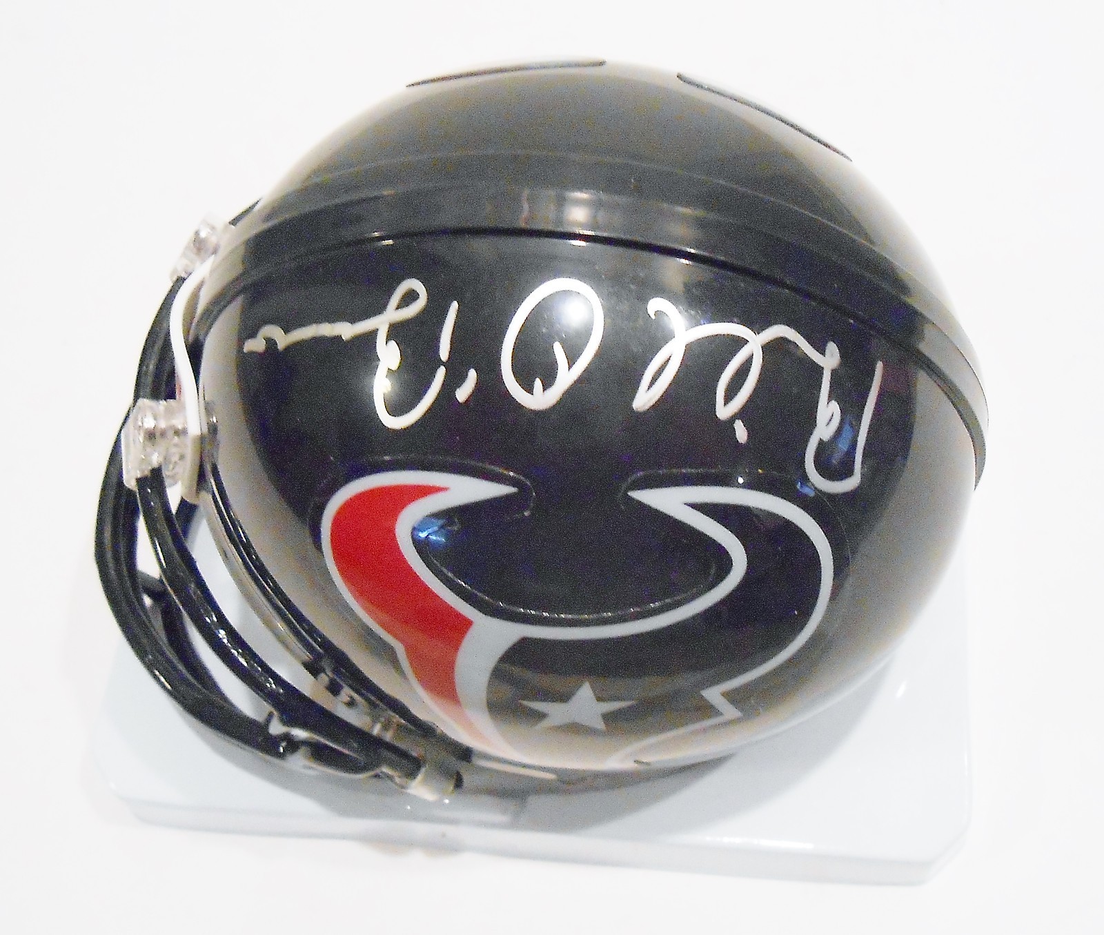 Bill O'Brien Signed Houston Texans Mini Helmet w/COA Collectible Memorabilia