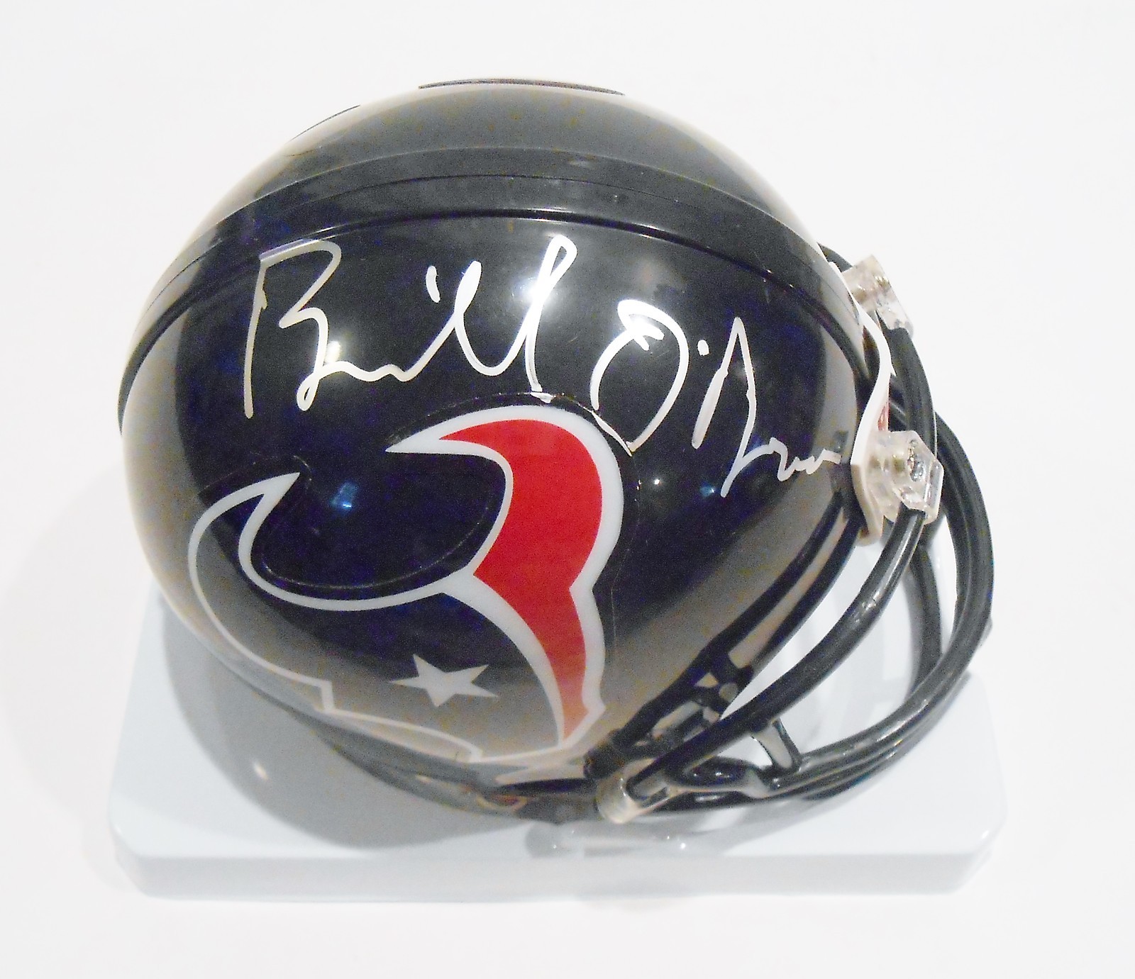 Bill O'Brien Signed Houston Texans Mini Helmet w/COA Penn State Collectible Memorabilia