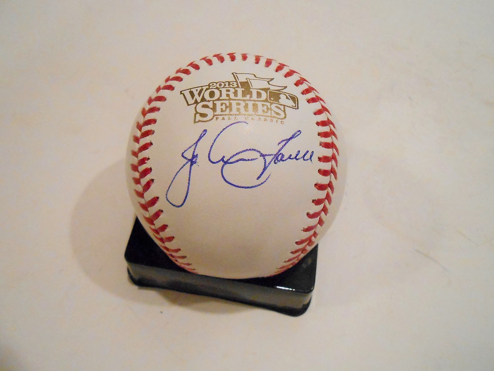 John Farrell Signed 2013 World Series Baseball w/COA Boston Strong Red Sox #1 Collectible Memorabilia