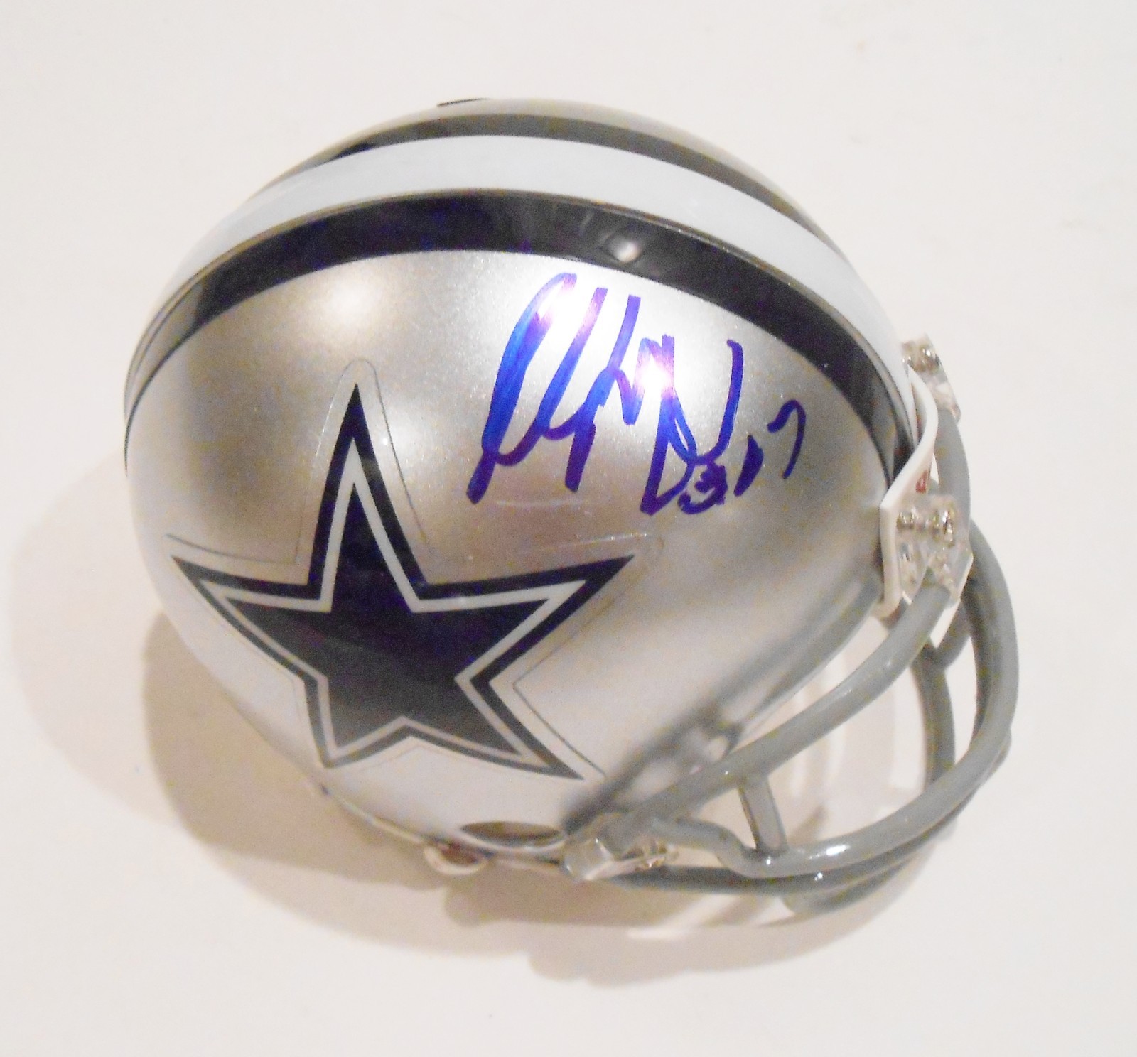 Russell Maryland Signed Dallas Cowboys Mini Helmet w/COA Collectible Memorabilia