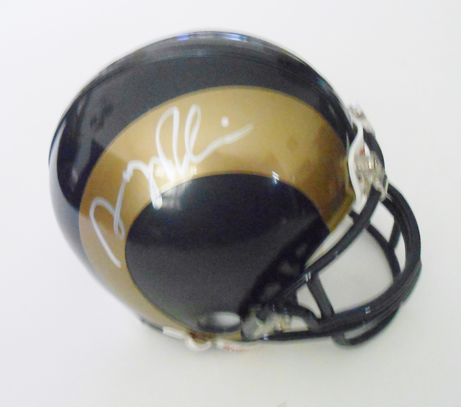Greg Robinson Signed St. Louis Rams Football Mini Helmet w/COA Collectible Memorabilia