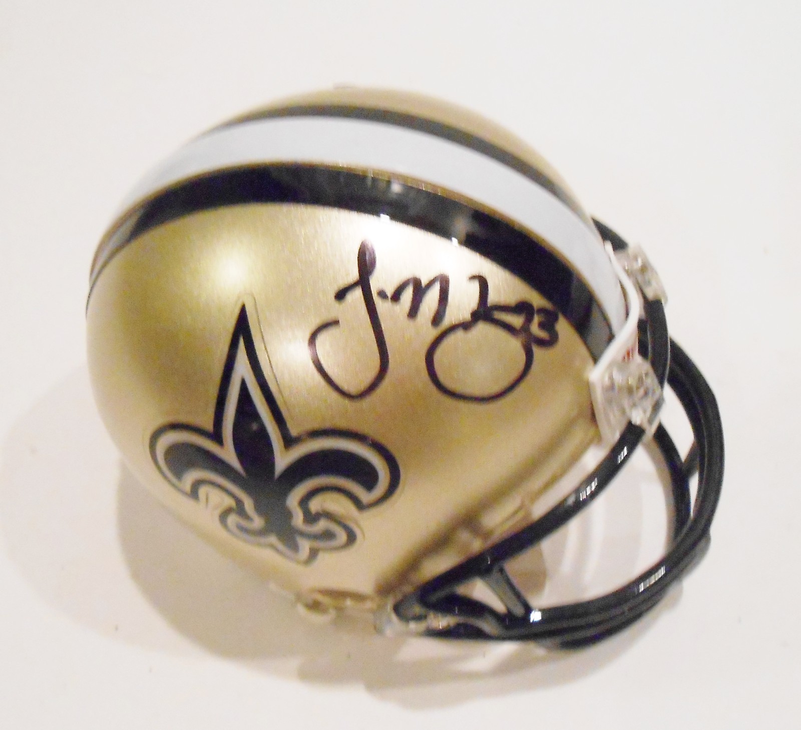 Joseph Morgan Signed New Orleans Saints Mini Helmet w/COA Collectible Memorabilia