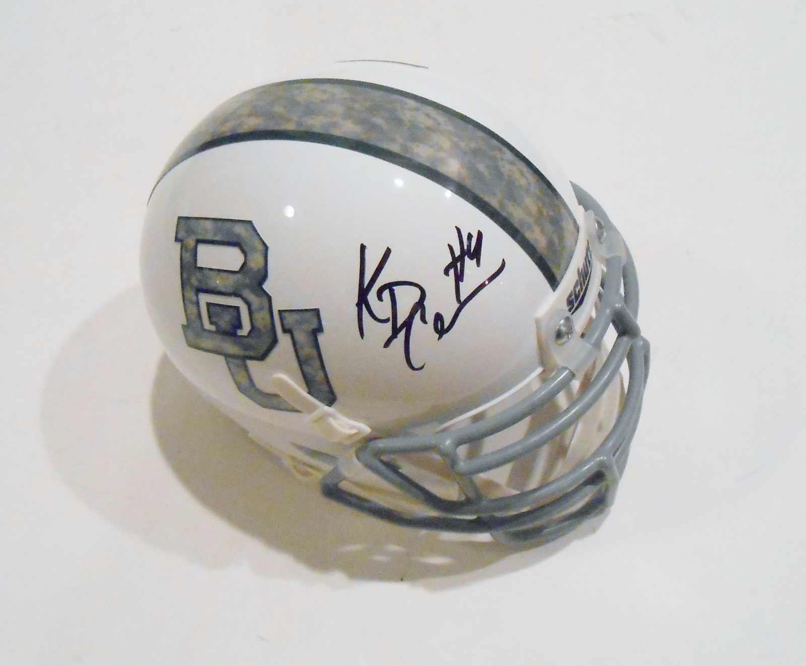 KD Cannon Signed Mini Helmet w/COA Baylor Bears Football Camouflage Collectible Memorabilia