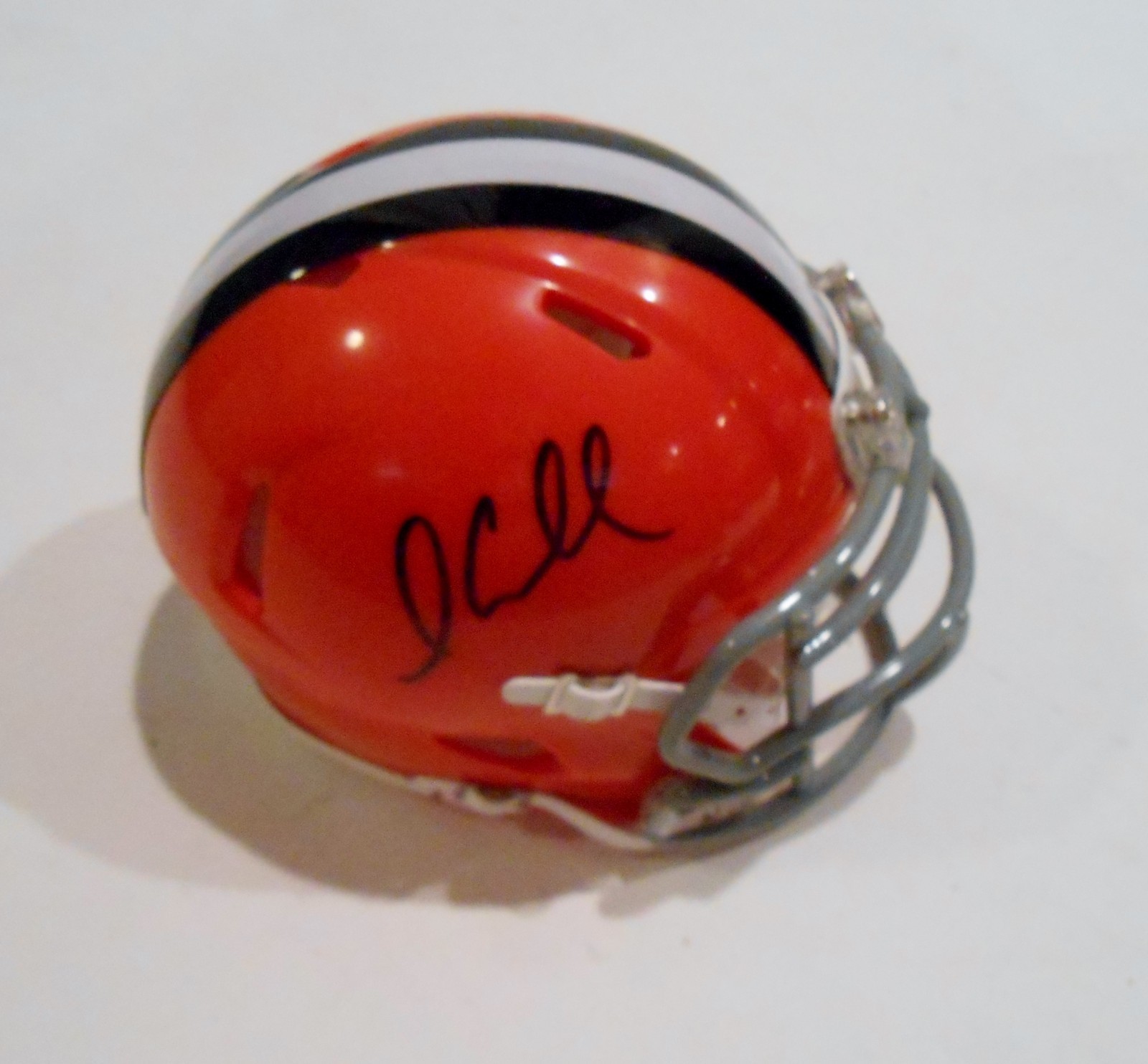 Isaiah Crowell Signed Cleveland Browns Mini Helmet w/COA Collectible Memorabilia
