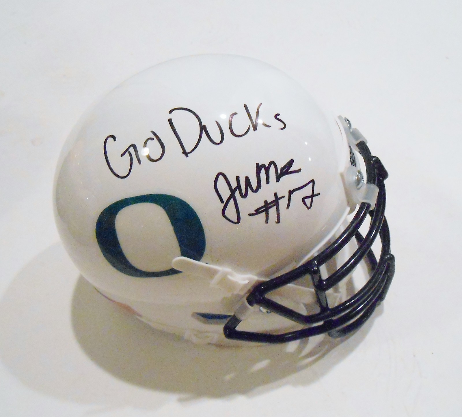 Juwaan Williams Signed Oregon Ducks Football Mini Helmet w/COA C Collectible Memorabilia