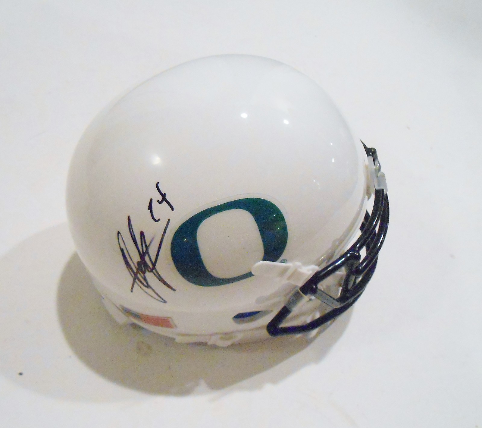 Thomas Tyner Signed Oregon Ducks Football Mini Helmet w/COA C Collectible Memorabilia