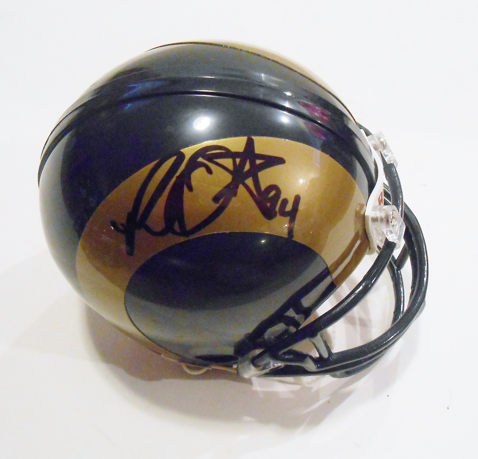 Robert Quinn Signed St. Louis Rams Football Mini Helmet w/COA Collectible Memorabilia
