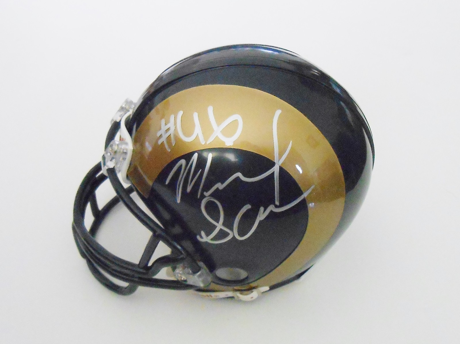 Michael Sam Signed St. Louis Rams Football Mini Helmet w/COA Collectible Memorabilia