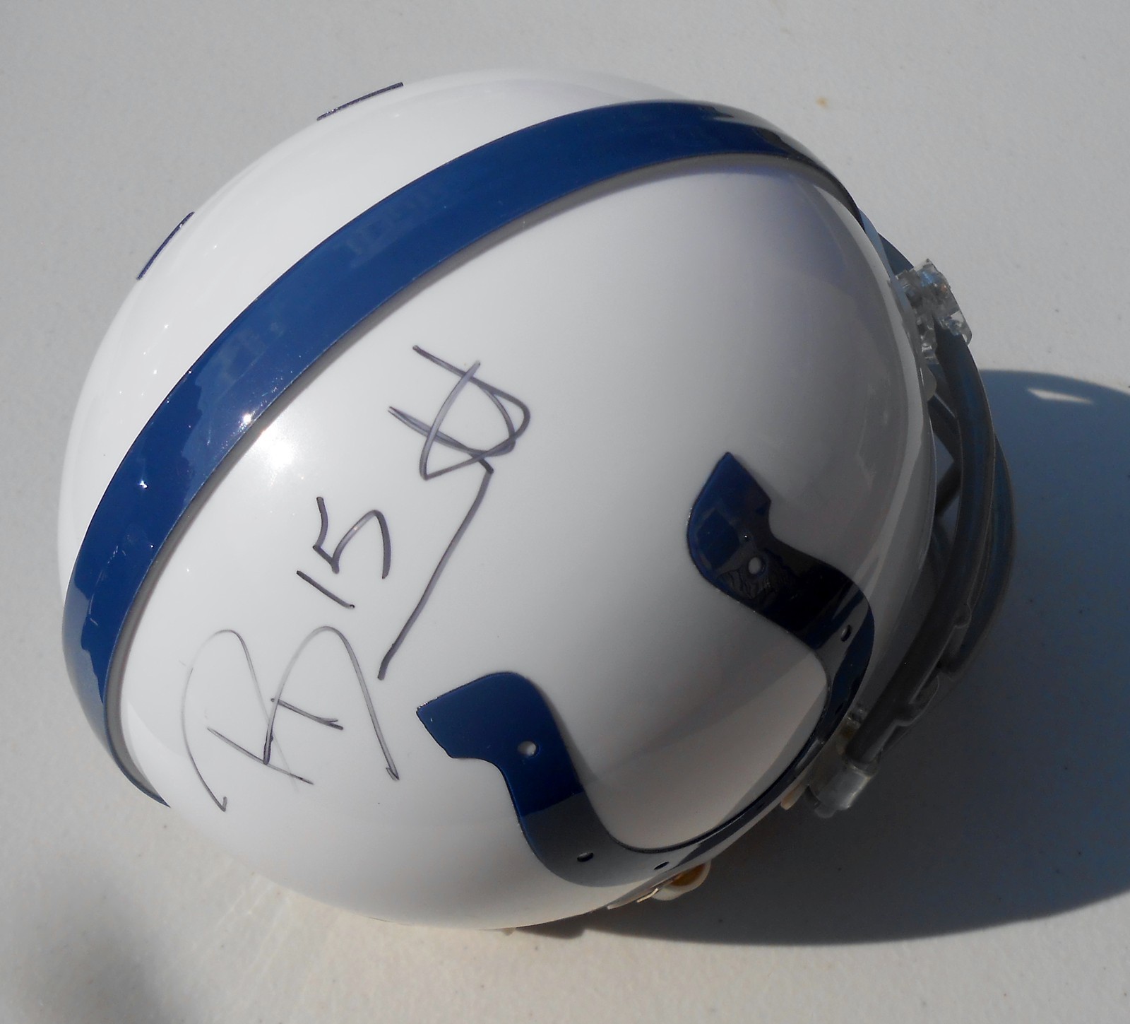 Phillip Dorsett Signed Indianapolis Colts Football Mini Helmet w/COA 2015 Collectible Memorabilia