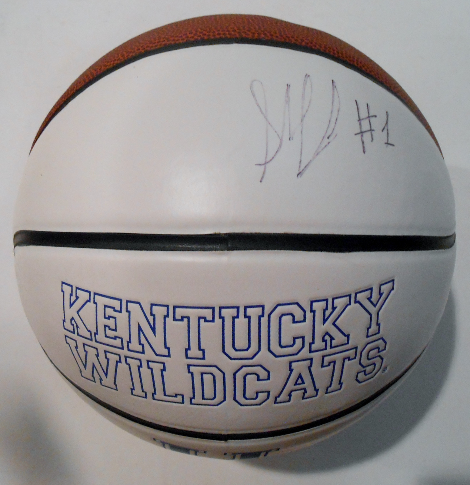 Skal Labissiere Signed Kentucky Wildcats Logo Basketball w/JSA COA SD08608 Collectible Memorabilia