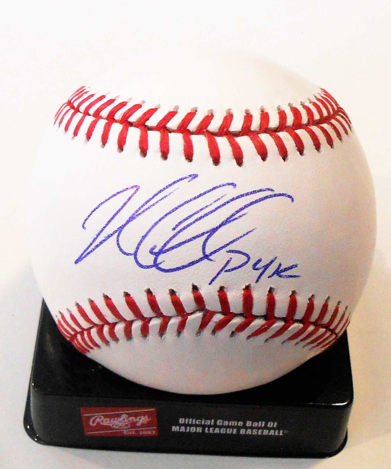 Nick Ciuffo Signed Official Major League Baseball W/COA Tampa Bay Rays Collectible Memorabilia