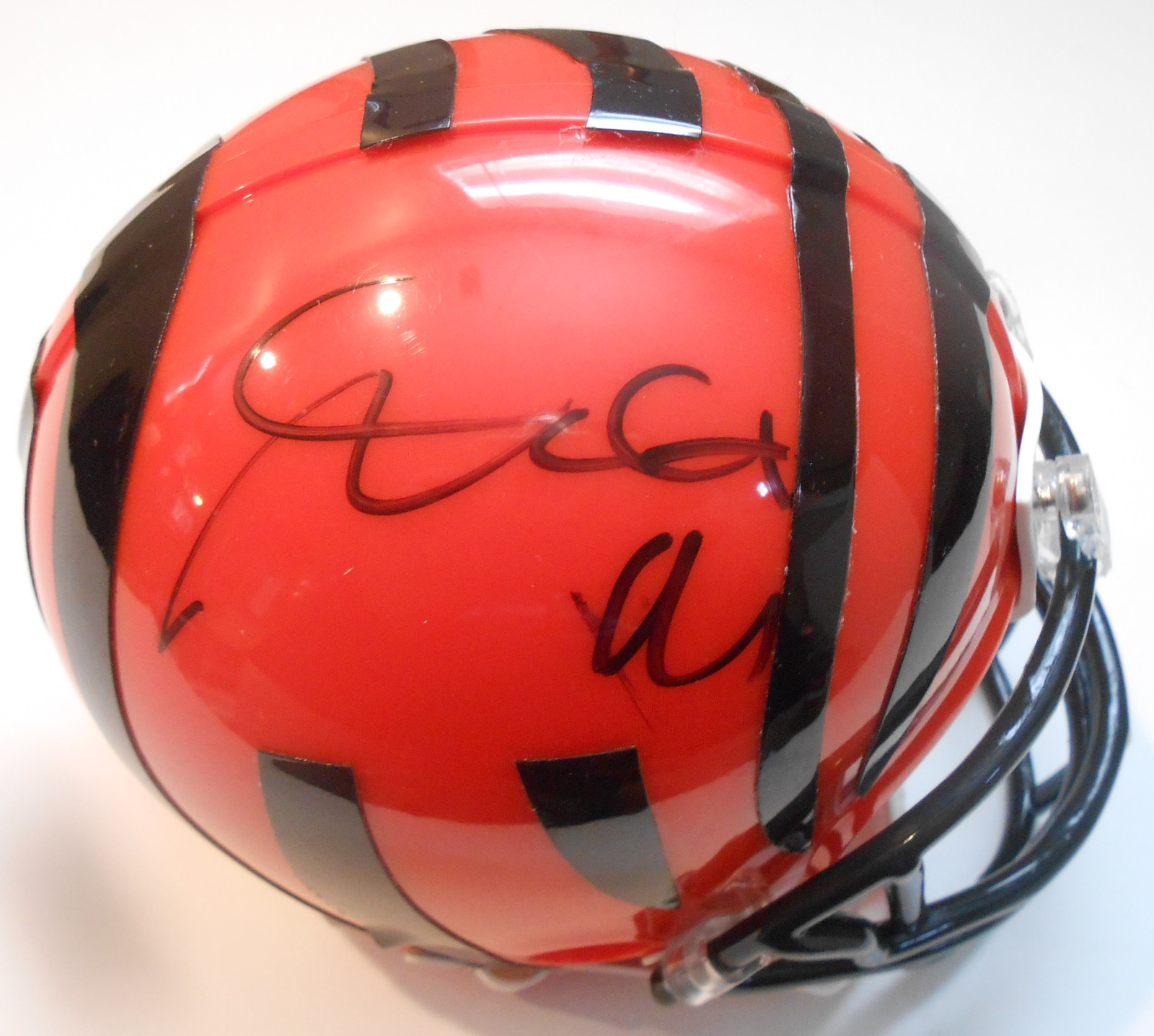 Andy Dalton Signed Cincinnati Bengals Mini Football Helmet w/COA 2017 Collectible Memorabilia