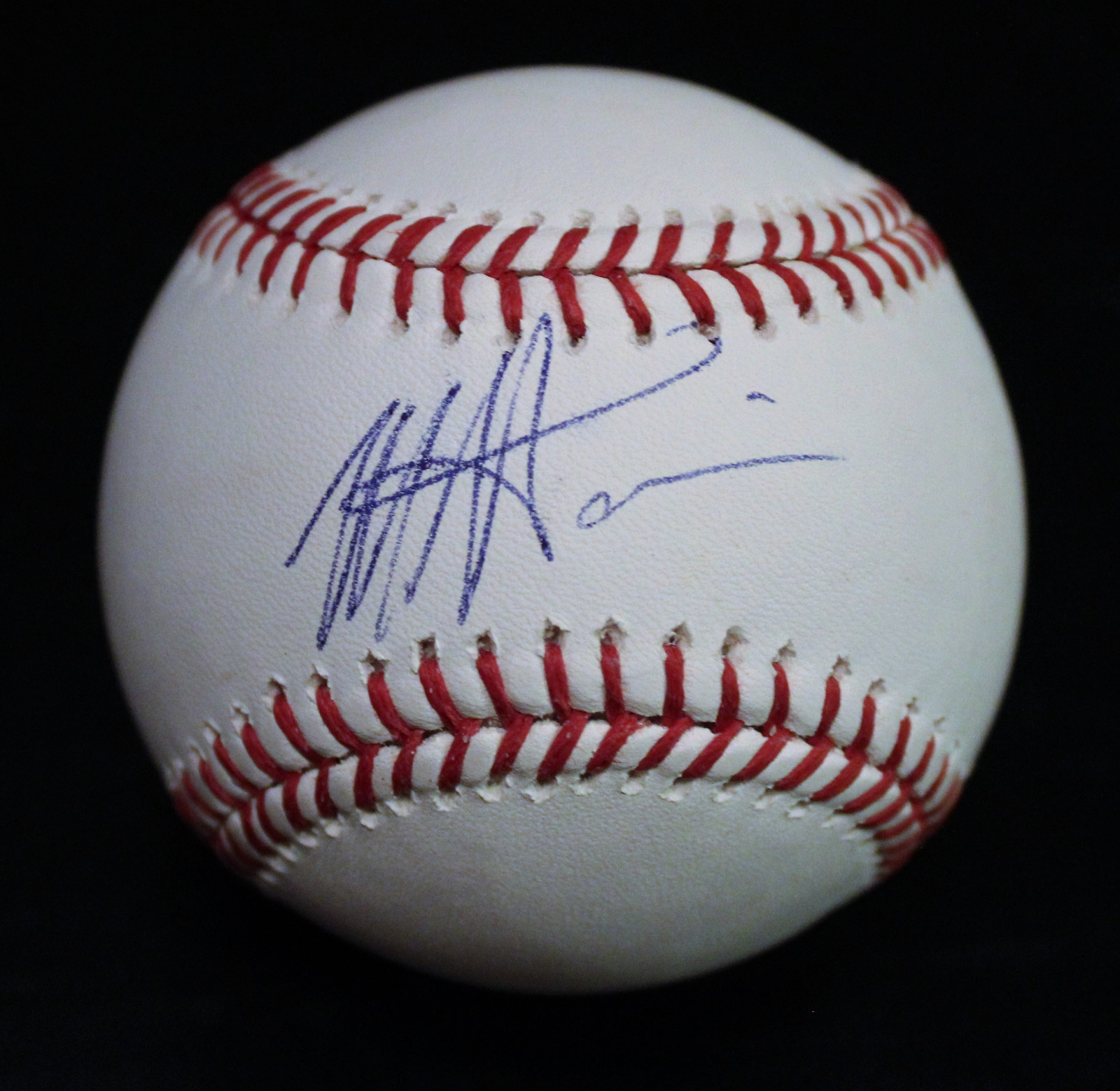 Monte Harrison Signed Official Major League Baseball w/COA Milwaukee Brewers Collectible Memorabilia