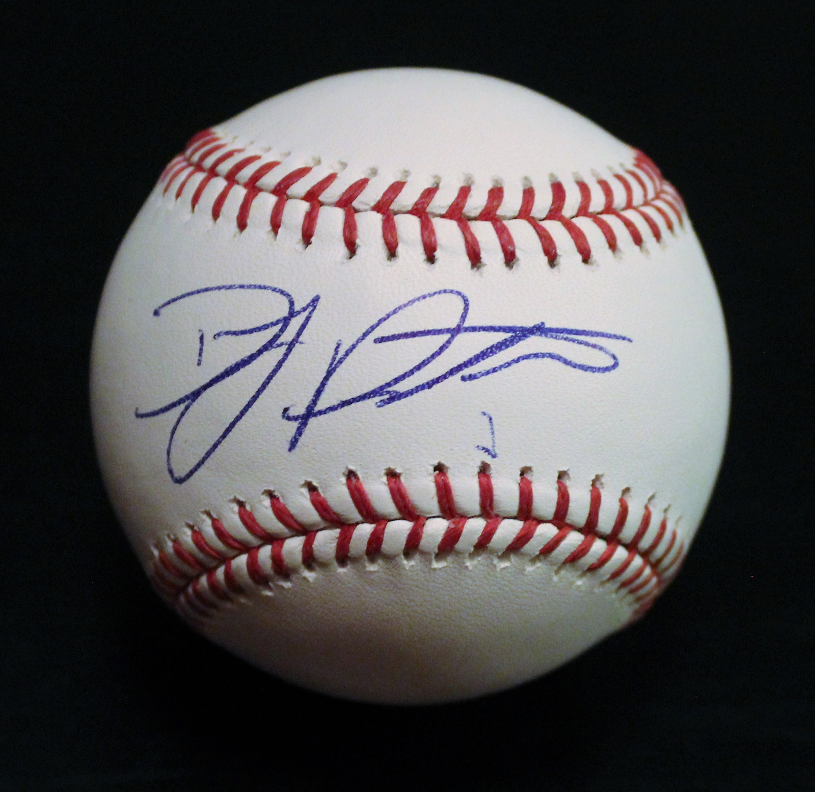 DJ Peters Signed Official Major League Baseball w/Beckett COA Dodgers V77781 Collectible Memorabilia