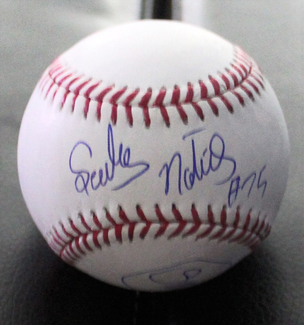 Seuly Matias Royals Dual Signed Official Major League Baseball W/COA #1 Collectible Memorabilia