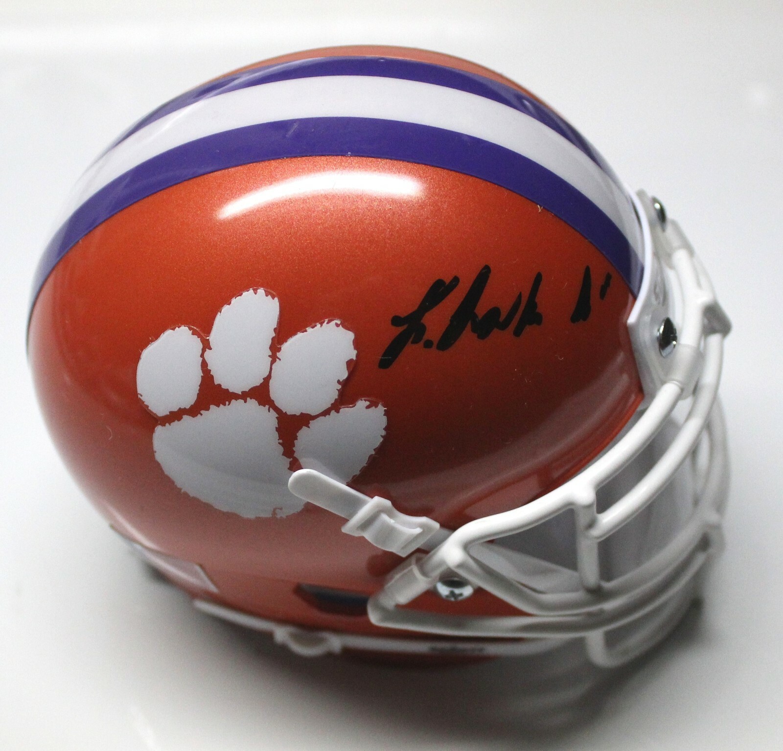 Frank Ladson Signed Clemson Tigers Mini Football Helmet W/COA #1 Collectible Memorabilia