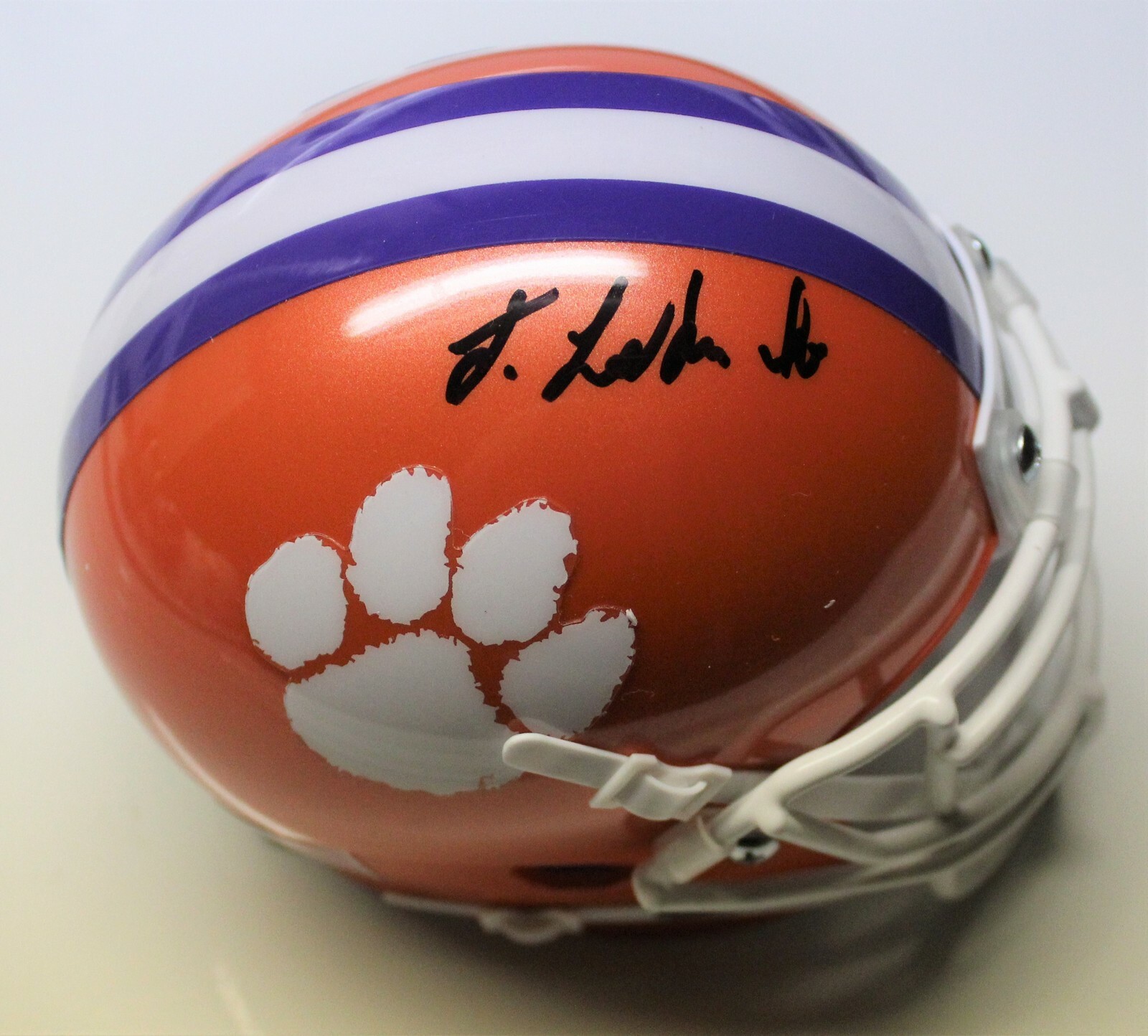 Frank Ladson Signed Clemson Tigers Mini Football Helmet W/COA Collectible Memorabilia