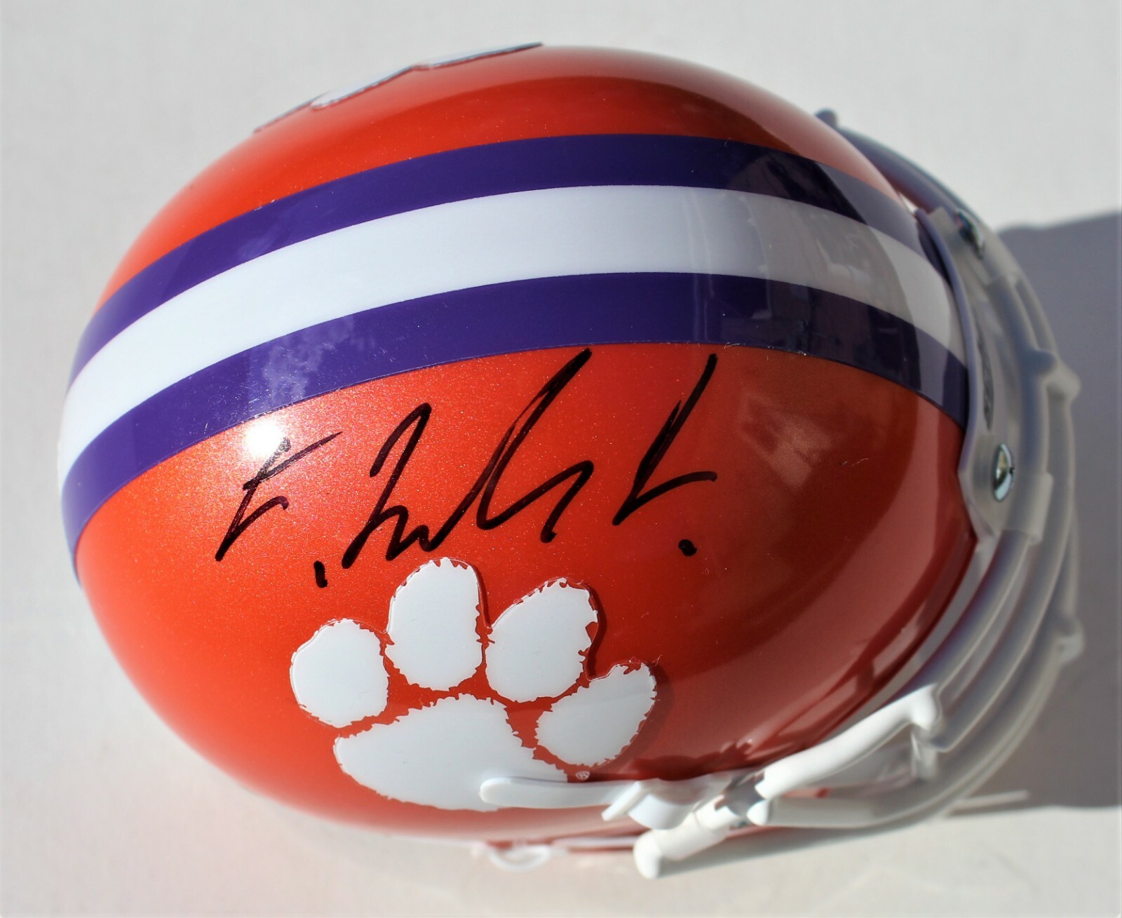 Frank Ladson Signed Clemson Tigers Mini Football Helmet W/COA #2 C Collectible Memorabilia