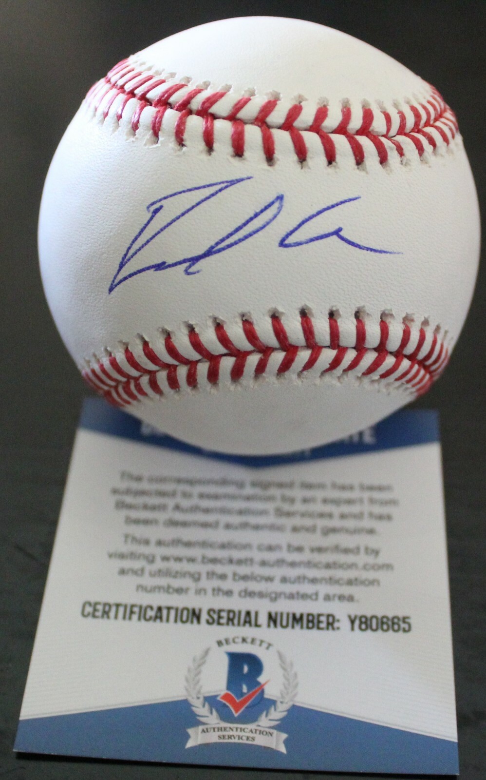 Ronaldo Hernandez Tampa Bay Rays Signed Official Major League Baseball w/COA Collectible Memorabilia