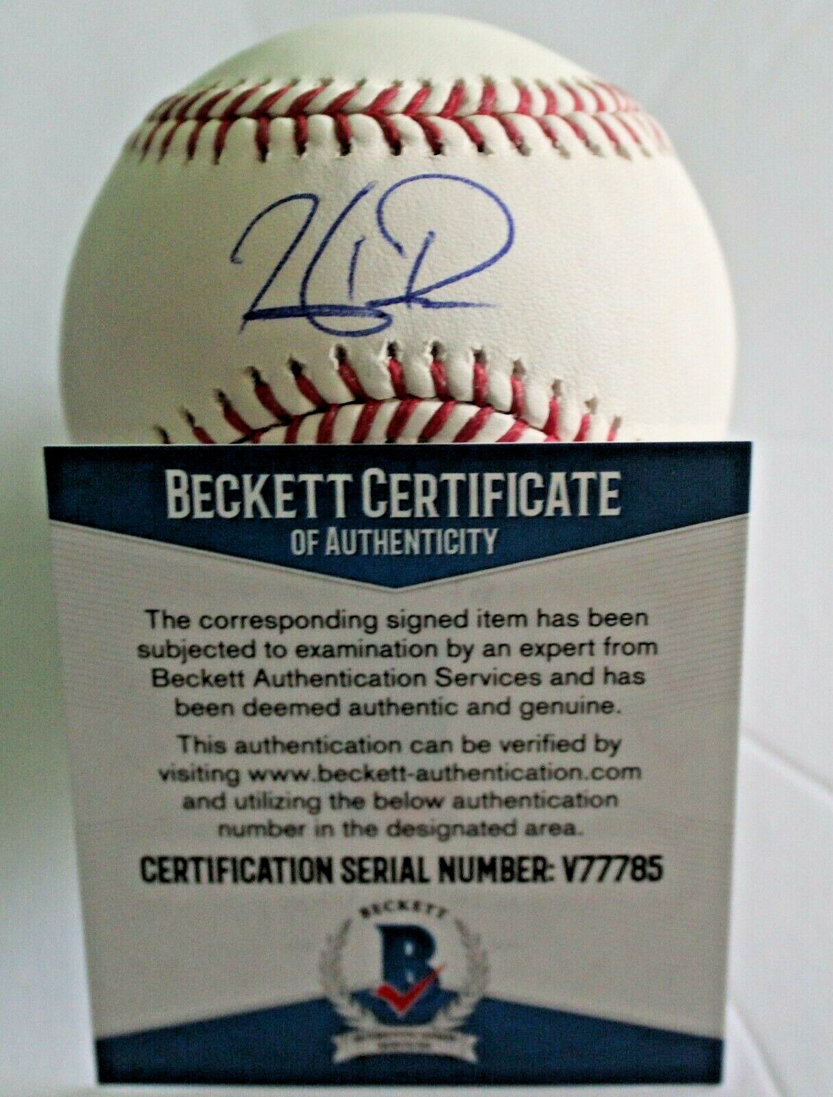 Hudson Potts Signed Official Major League Baseball Padres W/Beckett COA V77785 Collectible Memorabilia