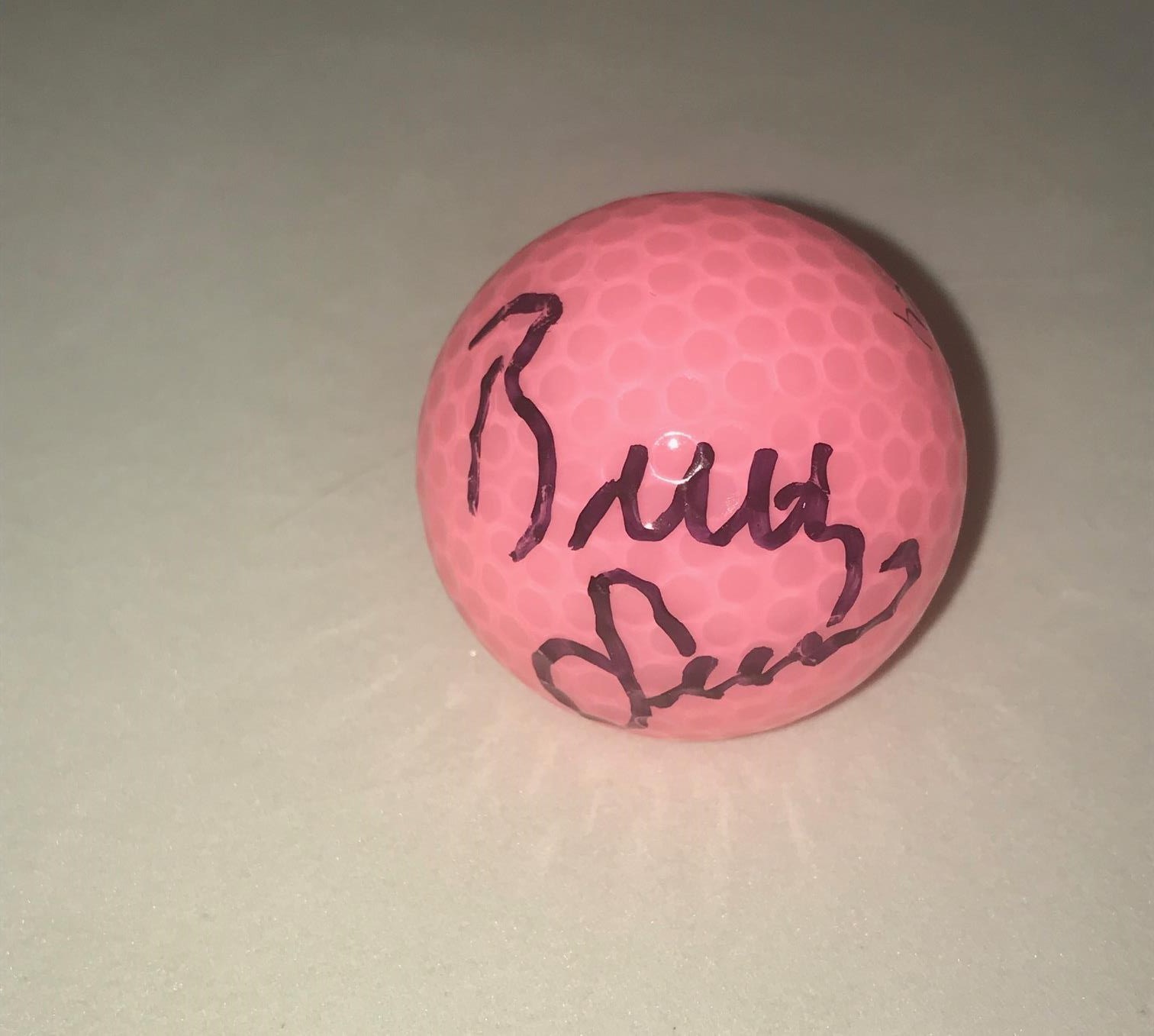 Brittany Lincicome signed Pink Wilson Hope Golf Ball autographed LPGA USA Collectible Memorabilia