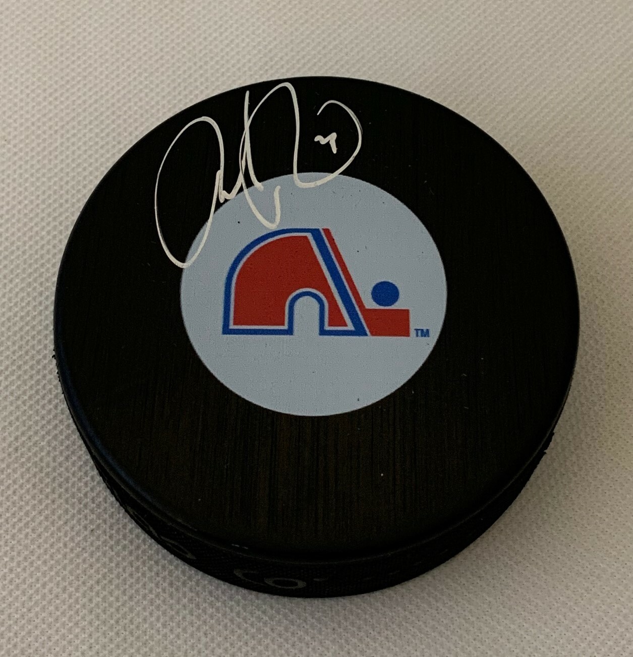 Robert Picard signed Quebec Nordiques Puck autographed Collectible Memorabilia
