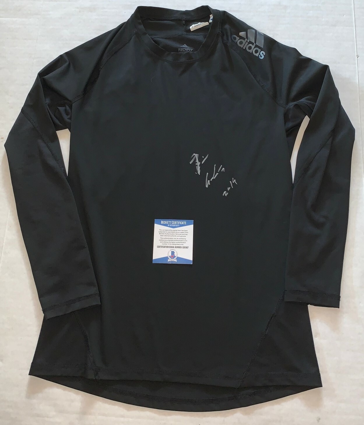 Tim Anderson Chicago White Sox signed Game Used Adidas Climacool Shirt Beckett Collectible Memorabilia