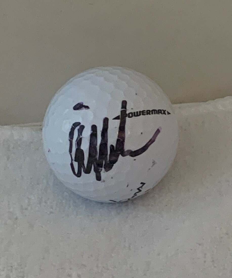 Craig Stadler Masters Winner PGA signed Maxfli Golf Ball autographed Collectible Memorabilia