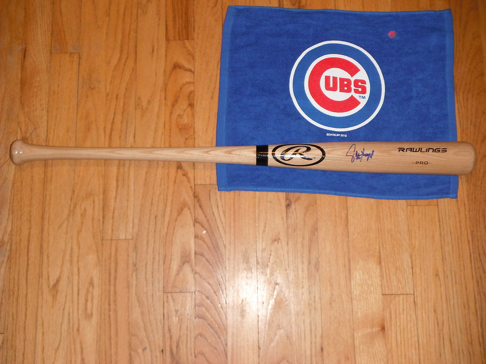 CHICAGO CUBS JASON HEYWARD SIGNED BIG STICK BAT Collectible Memorabilia