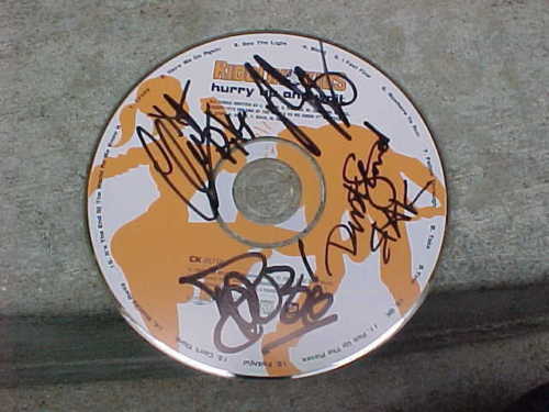 RIDDLIN KIDS GROUP SIGNED HURRY UP AND WAIT CD Collectible Memorabilia