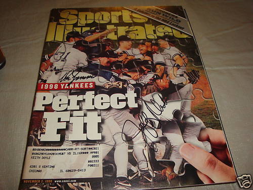 Don Zimmer Signed Sports Illustrated w/COA Jeff Nelson Collectible Memorabilia