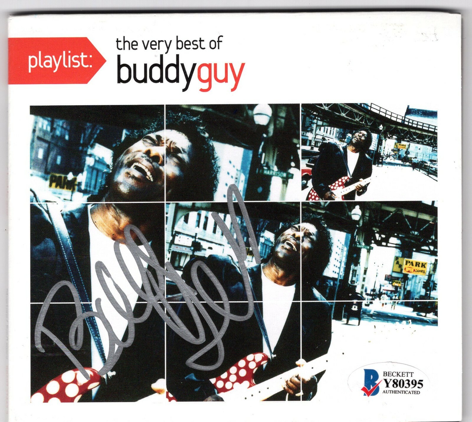 Buddy Guy Signed CD Cover w/Beckett COA Y80395 Blues Proof The Very Best Of Collectible Memorabilia
