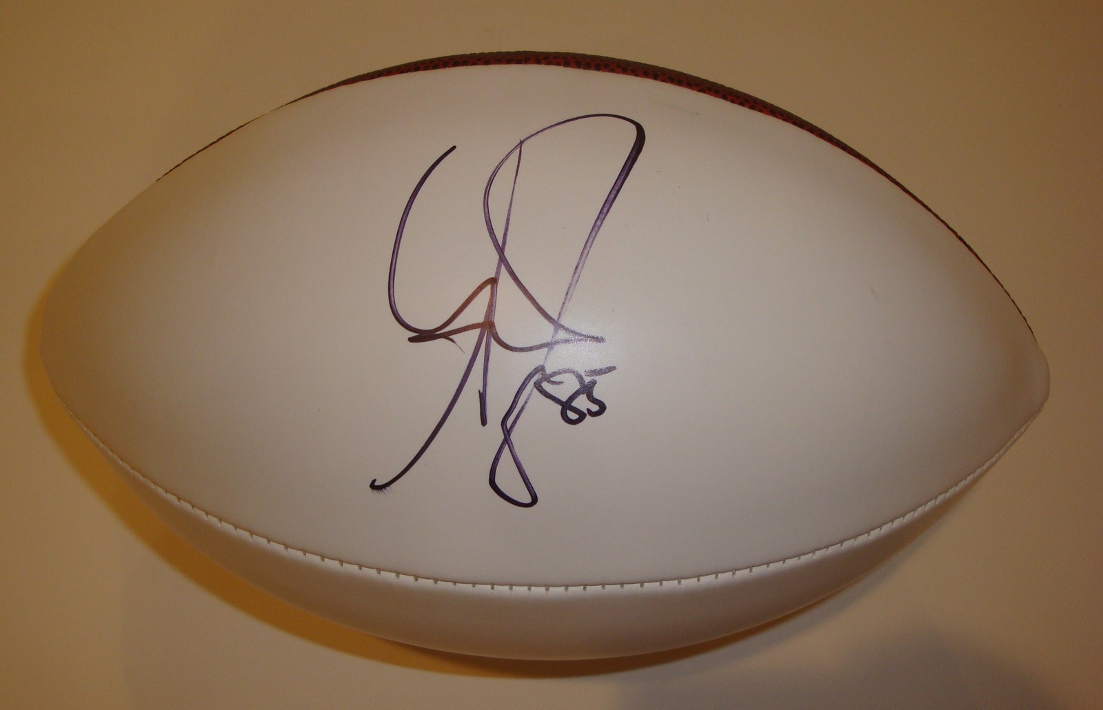 Greg Jennings Signed NFL Autograph Football The Duke w/COA Dallas Cowboys Collectible Memorabilia