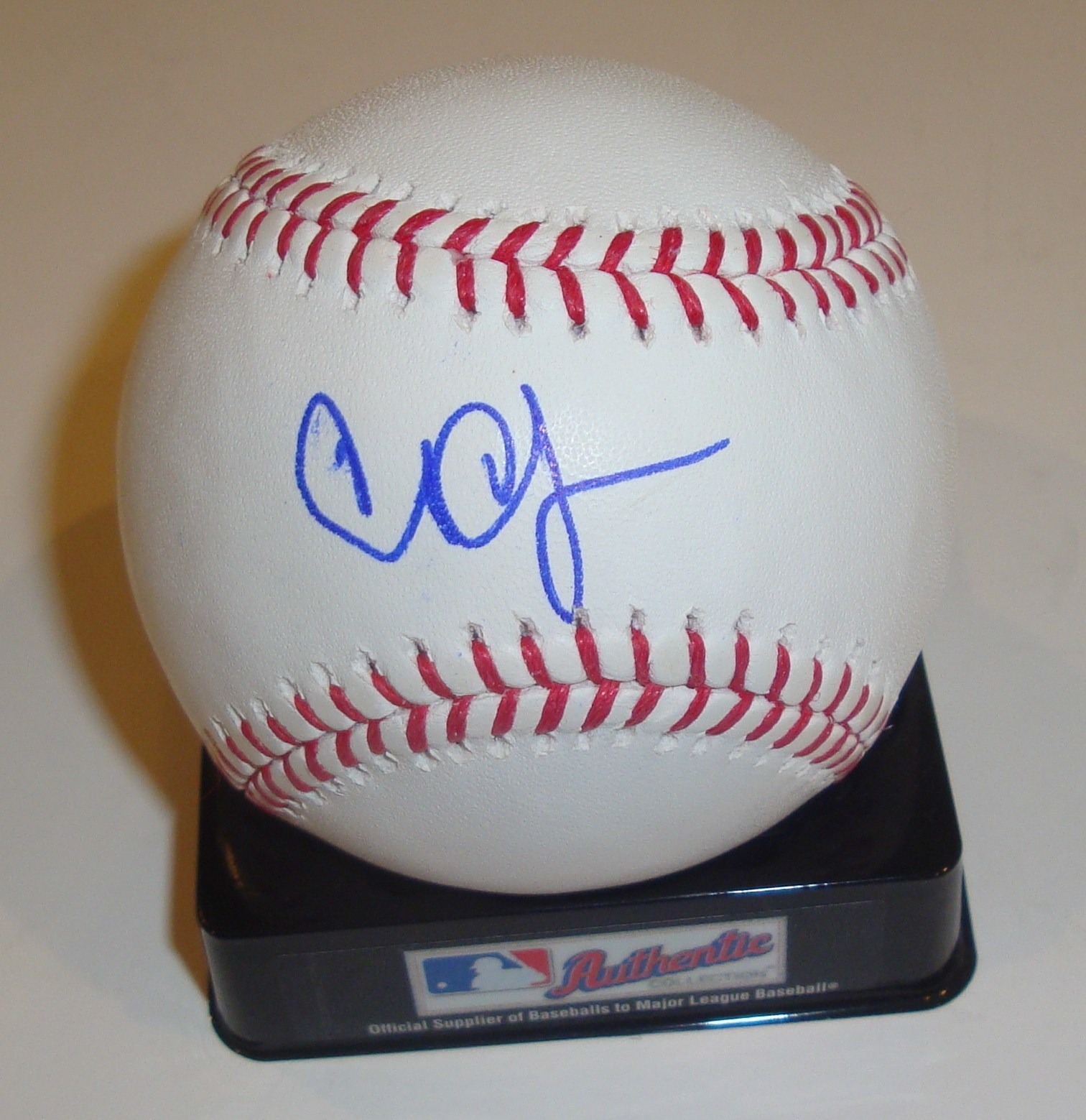 Carl Crawford Signed Baseball w/COA Official MLB 2012 Boston Red Sox Tampa Rays Collectible Memorabilia