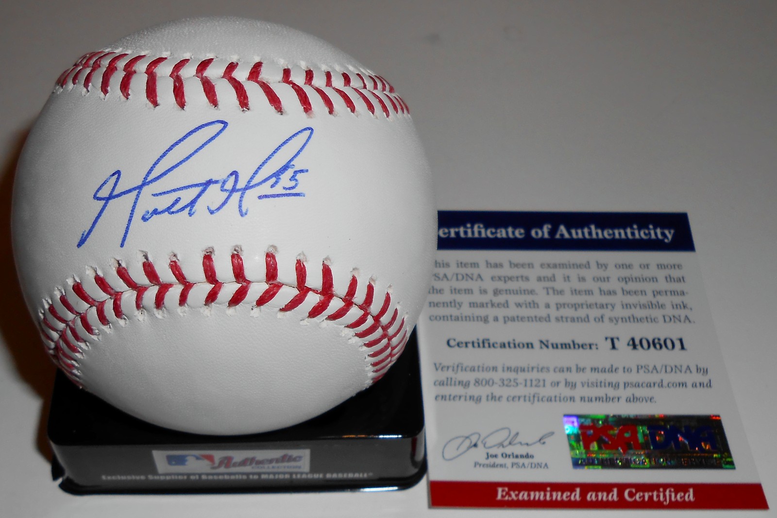 Matt Moore Signed Baseball w/PSA DNA Official MLB Tampa Bay Rays Collectible Memorabilia