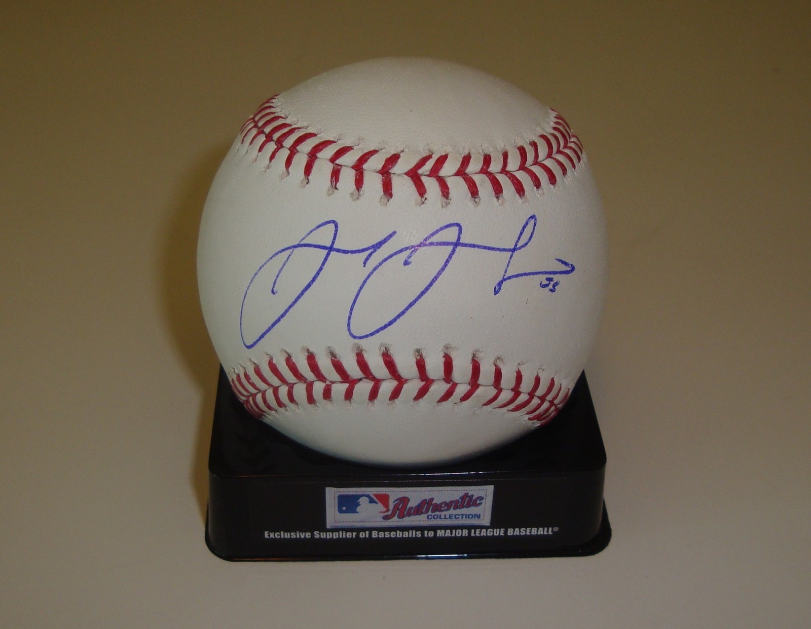 Josh Johnson Signed Official Major League Game Baseball w/COA Marlins #2 Collectible Memorabilia