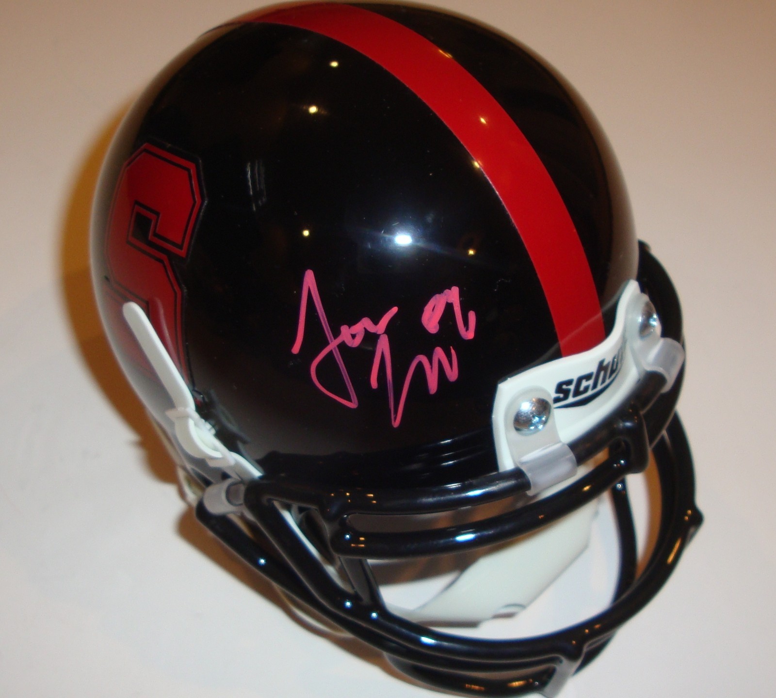 Josh Nunes Signed Stanford Cardinals Mini Helmet w/COA 2012 Stepfan Taylor Collectible Memorabilia