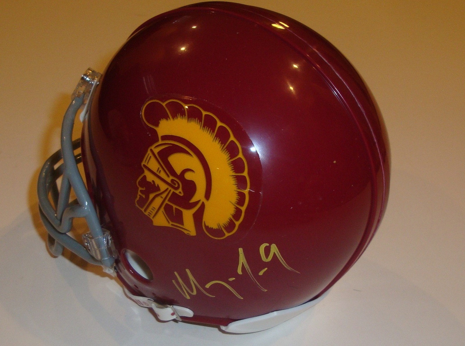 Marqise Lee Signed USC Trojans Mini Helmet w/COA 2012 Heisman Fight On! #1 Collectible Memorabilia