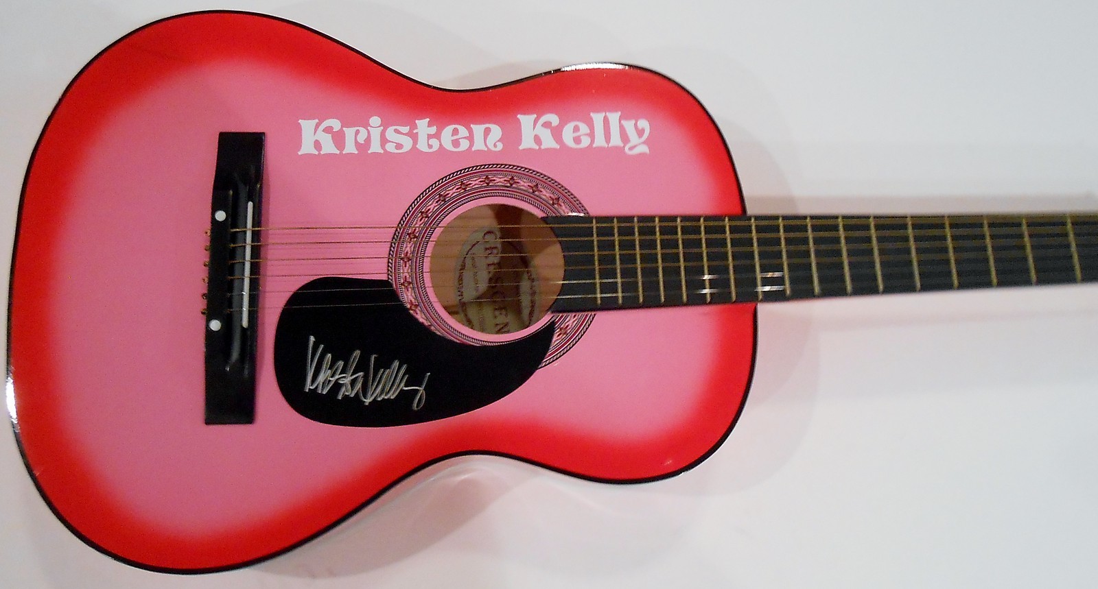 Kristen Kelly Signed Acoustic Guitar w/COA Ex-Old Man Brad Paisley Country Collectible Memorabilia