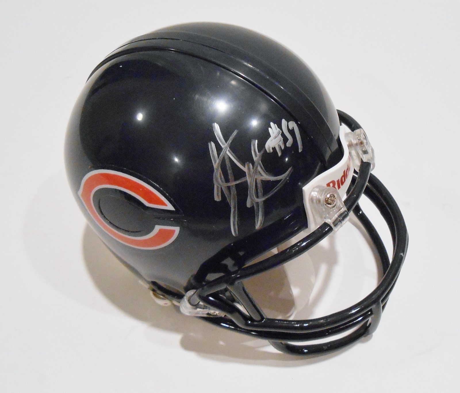 Jonathan Jon Bostic Signed Chicago Bears Mini Replica Football Helmet w/COA Collectible Memorabilia
